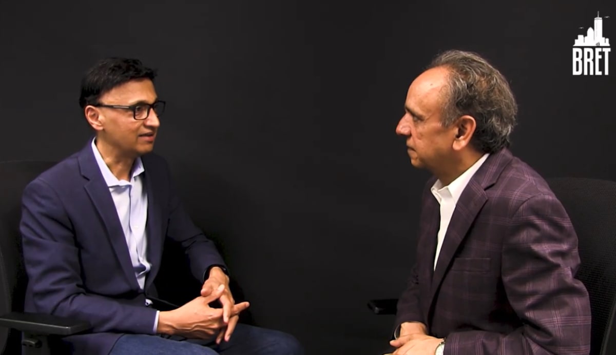 MIT Professor Rama Ramakrishnan discussing artificial intelligence applications in scientific research and drug discovery