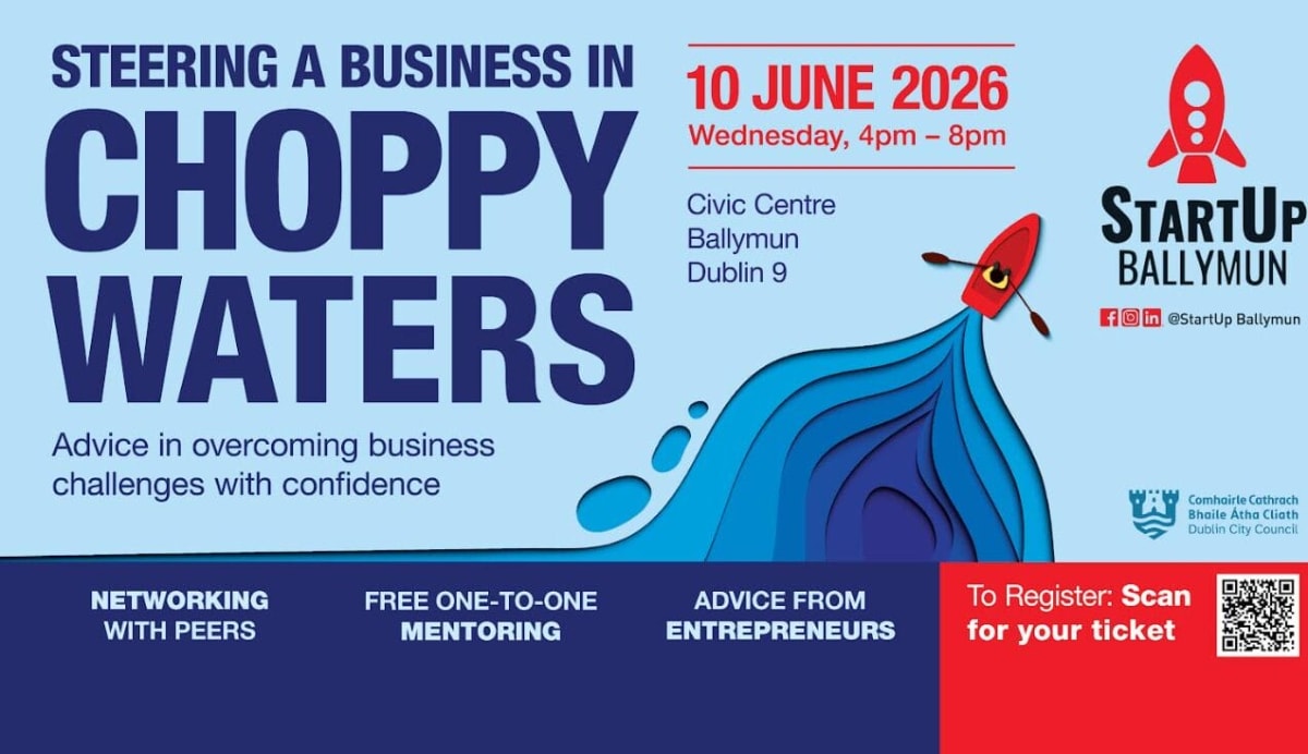 Entrepreneurs networking and sharing business ideas at community startup event in Dublin Ireland