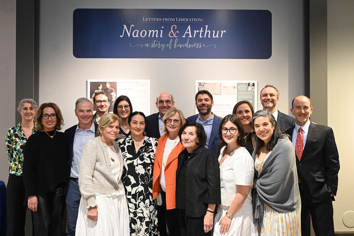 Holocaust Museum Houston exhibition featuring letters between WWII soldier and survivor's family