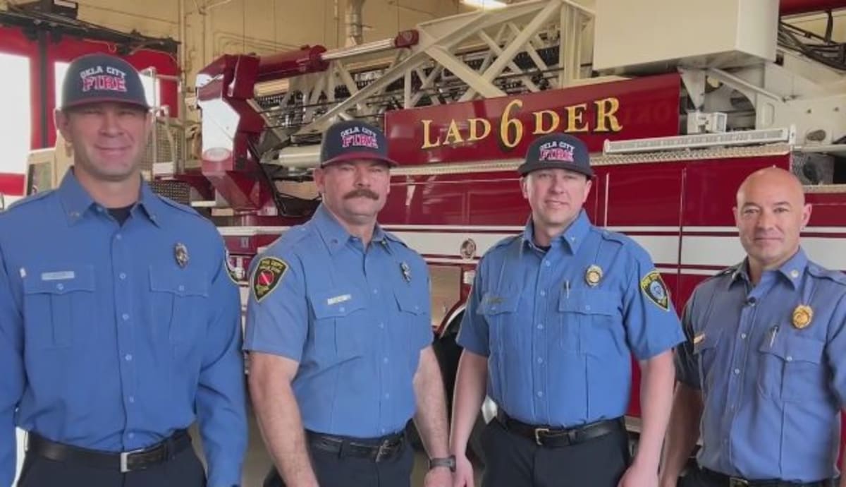 OKC Firefighters Save Worker Stranded 50 Feet on Billboard - Image 2