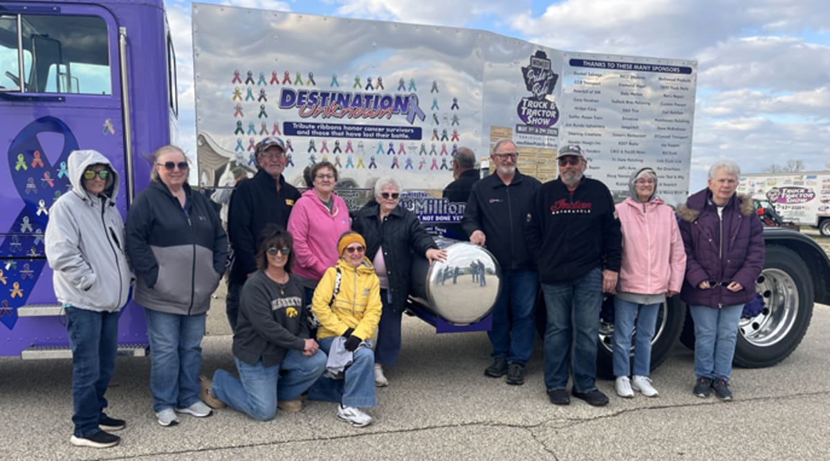 10 Cancer Survivors Honored in Iowa's Trucker Convoy - Image 2