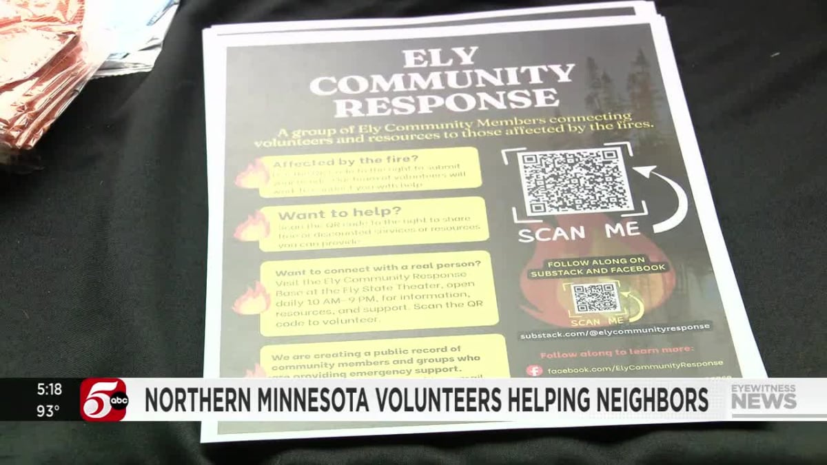 Minnesota Volunteers Turn Theater Into Wildfire Help Center - Image 2