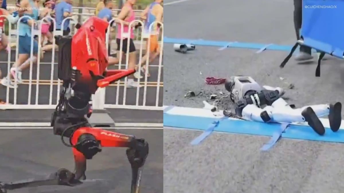 Robot Breaks Half-Marathon Record by 6 Minutes in Beijing