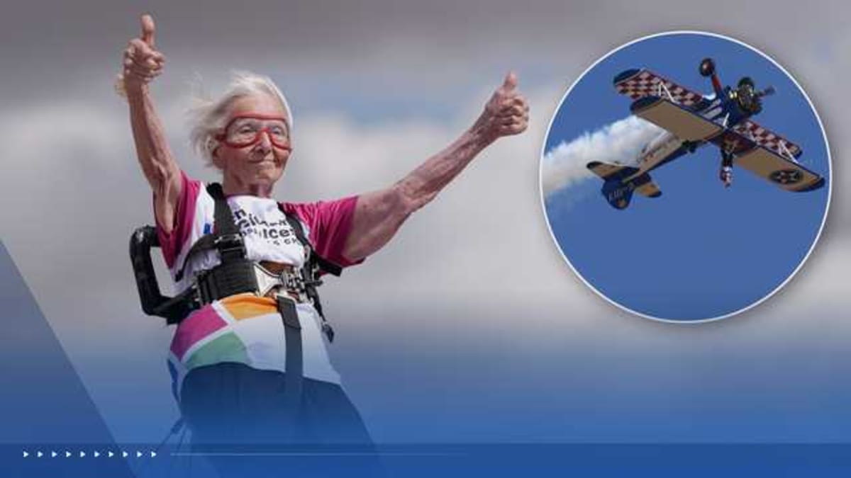 97-Year-Old Wing Walker Breaks Own World Record Again - Image 2
