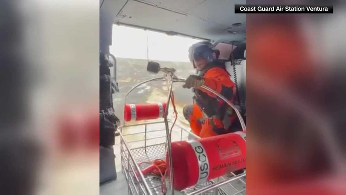 Coast Guard Rescues Boater Stranded on Burning Island