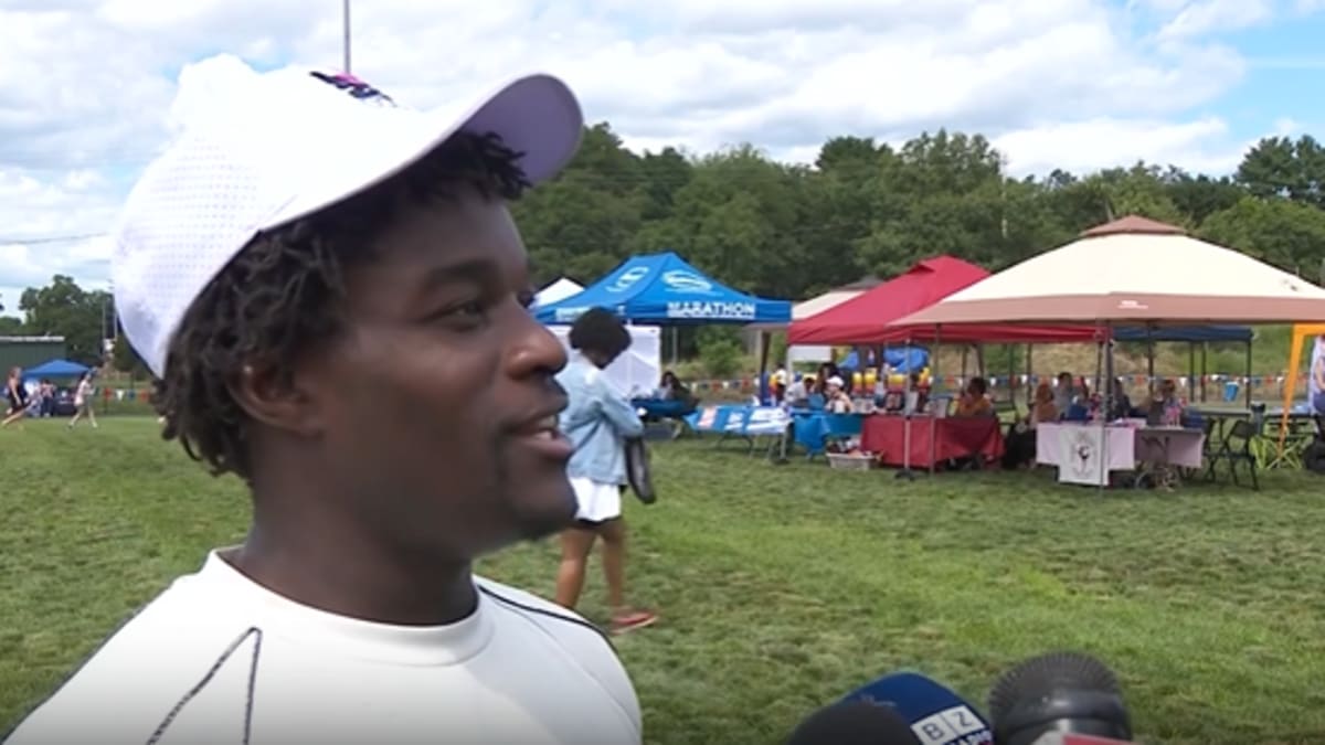 Olympic Gymnast Frederick Richard Hosts Kids Fair in Boston - Image 2