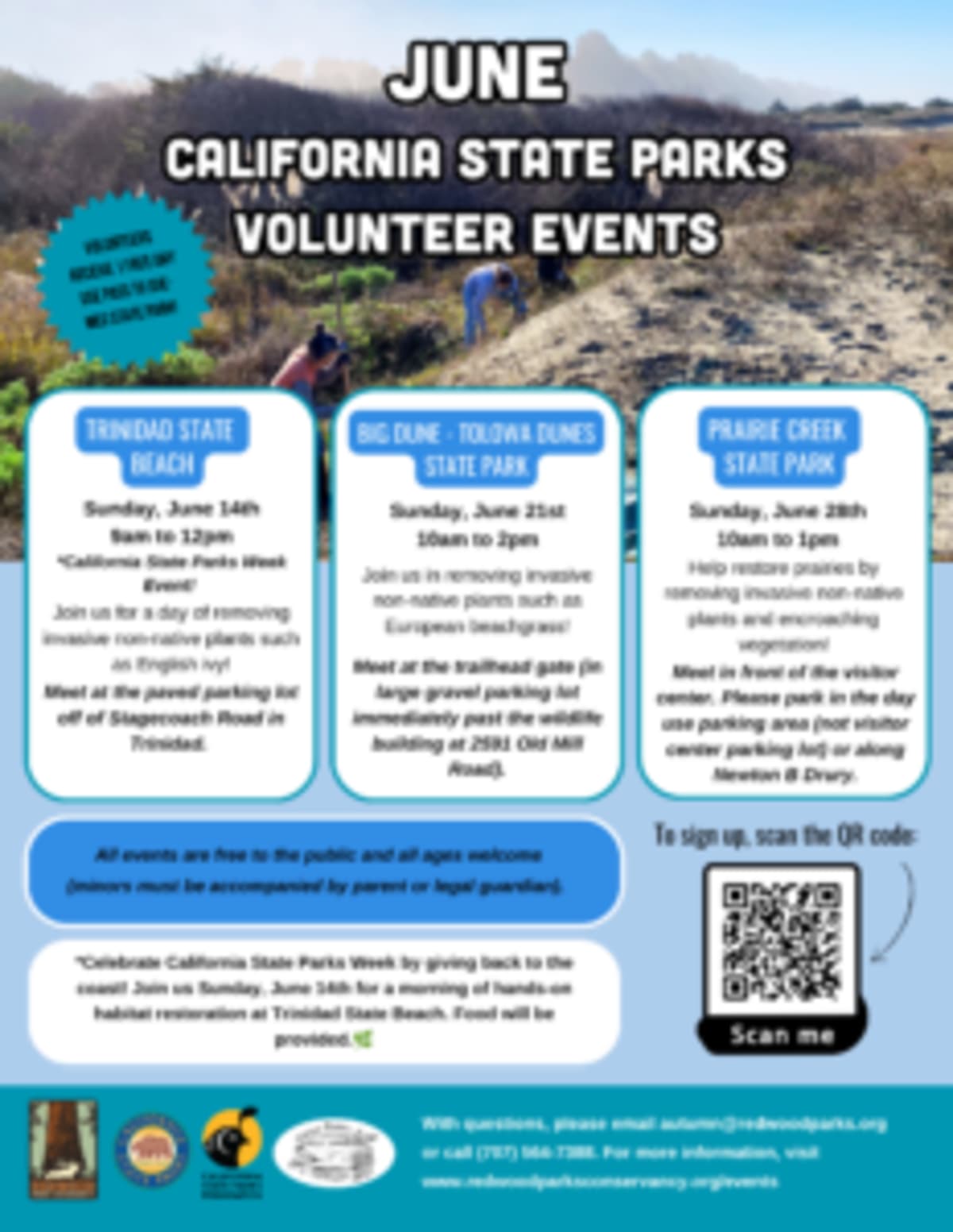 North Coast Volunteers Restore Prairies and Dunes in June - Image 2