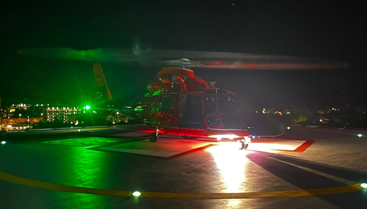 Coast Guard Saves Stroke Patient in Midnight Mountain Rescue