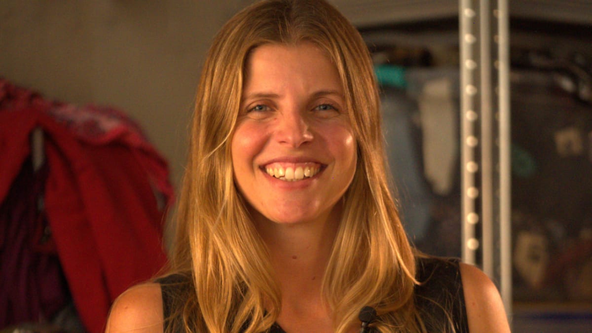 Agustina Mir working on textile sorting technology for sustainable fashion recycling