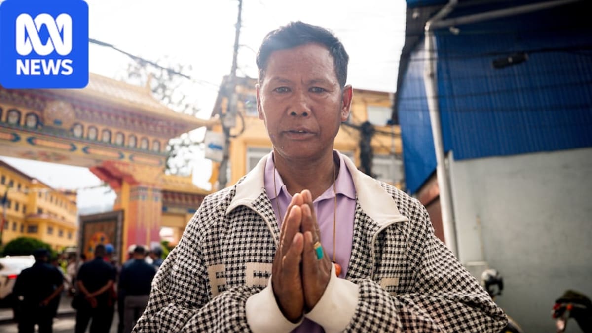 Survivors rest on mattresses inside Buddhist monastery transformed into emergency shelter in Kathmandu