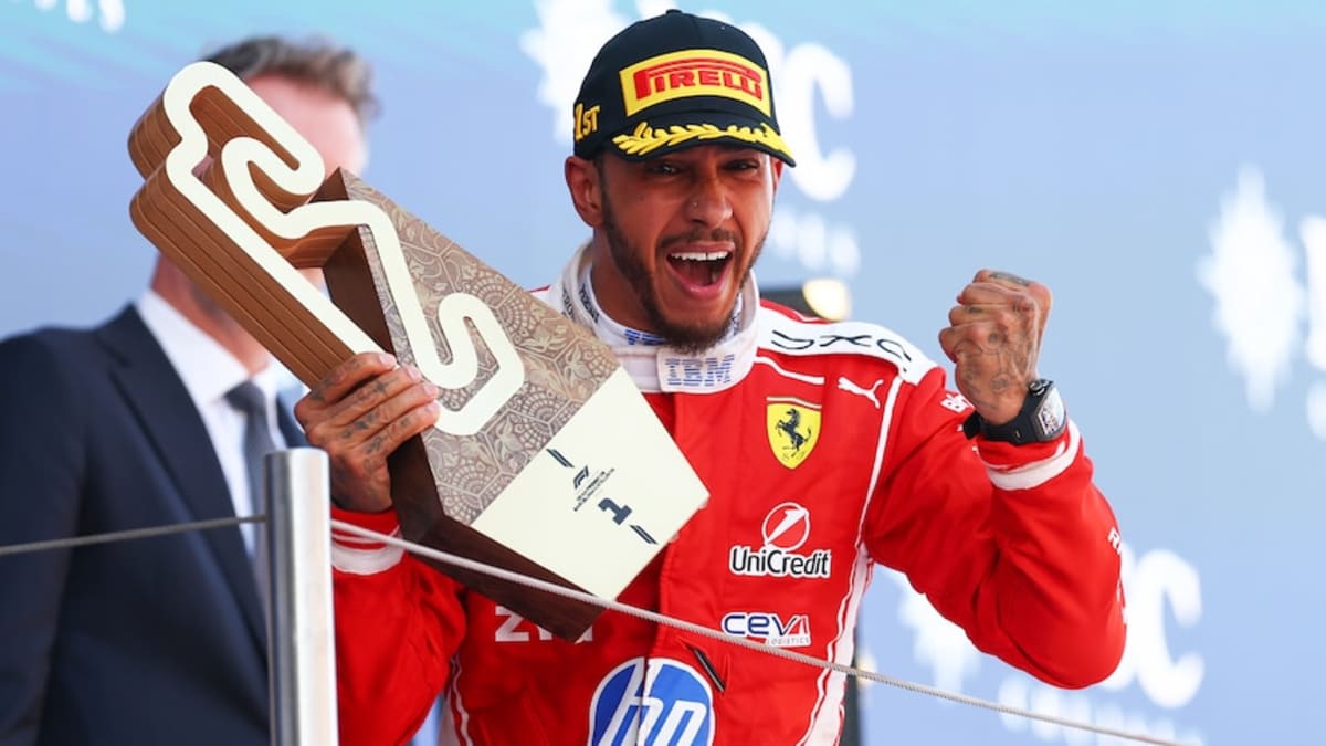 Hamilton Wins First Ferrari Race at 41, Climbs Championship - Image 3