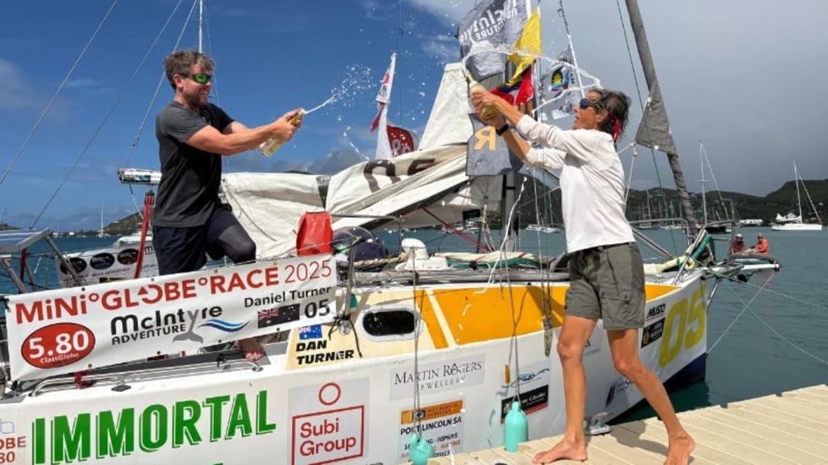 Australian Sails World in Boat He Built in His Garage - Image 2