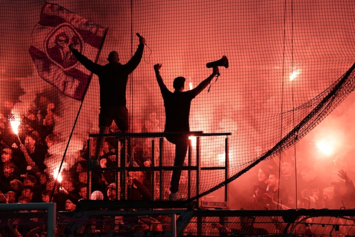 German Soccer Fans Build Working Roller Coaster in Stadium - Image 5