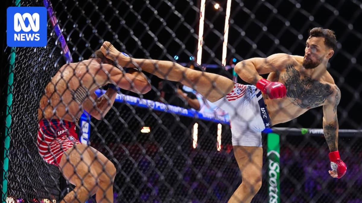 UFC Fighter Proposes in Ring After White House Win