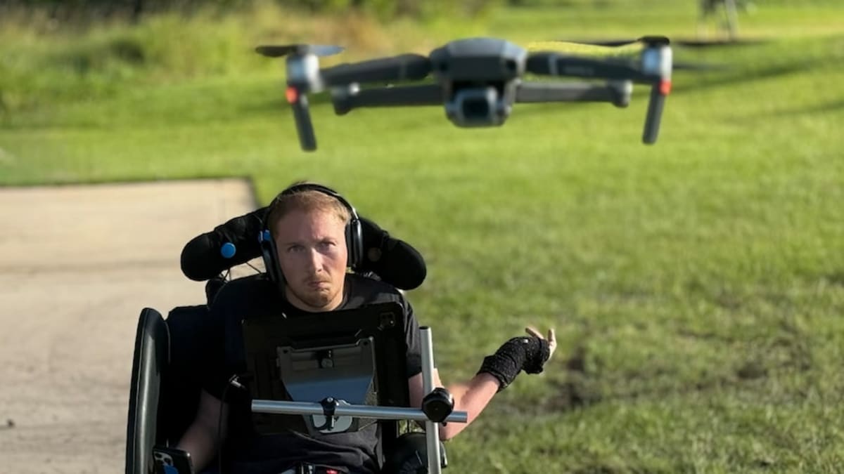 Quadriplegic Man Flies Drones With His Head - Image 2