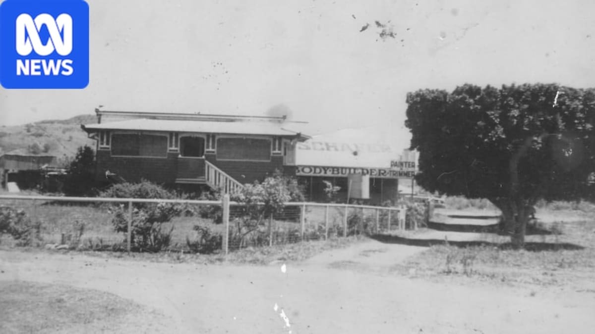 Historic wooden house with well-worn timber elements from 1800s Lismore Australia