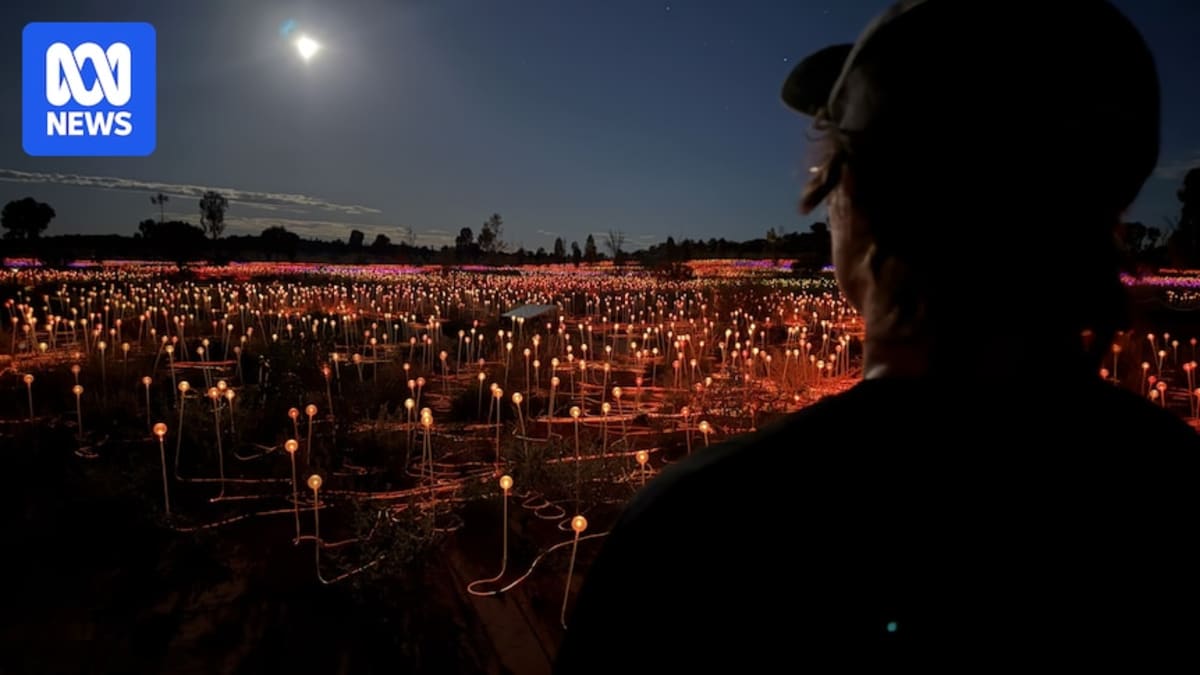 Uluru's Field of Light Extended After 750K Visitors