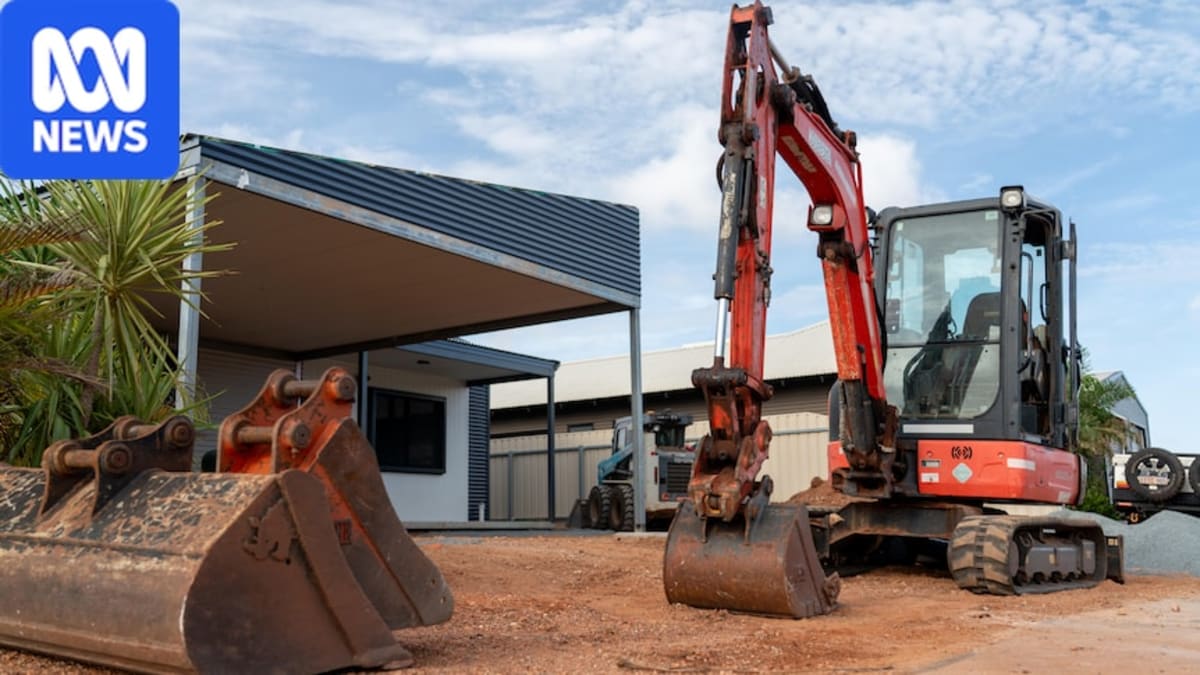Modern modular home components being assembled in an Australian factory setting