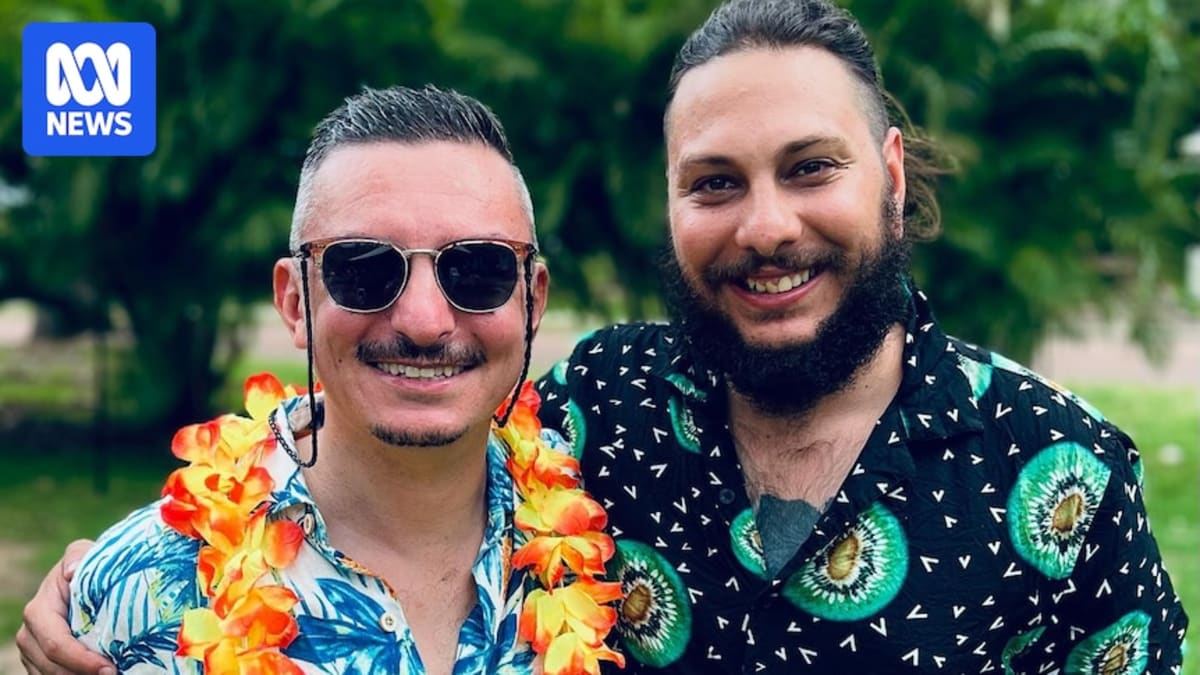 Brothers Sajarn and Codey Stow standing together outdoors on Australia's Sunshine Coast