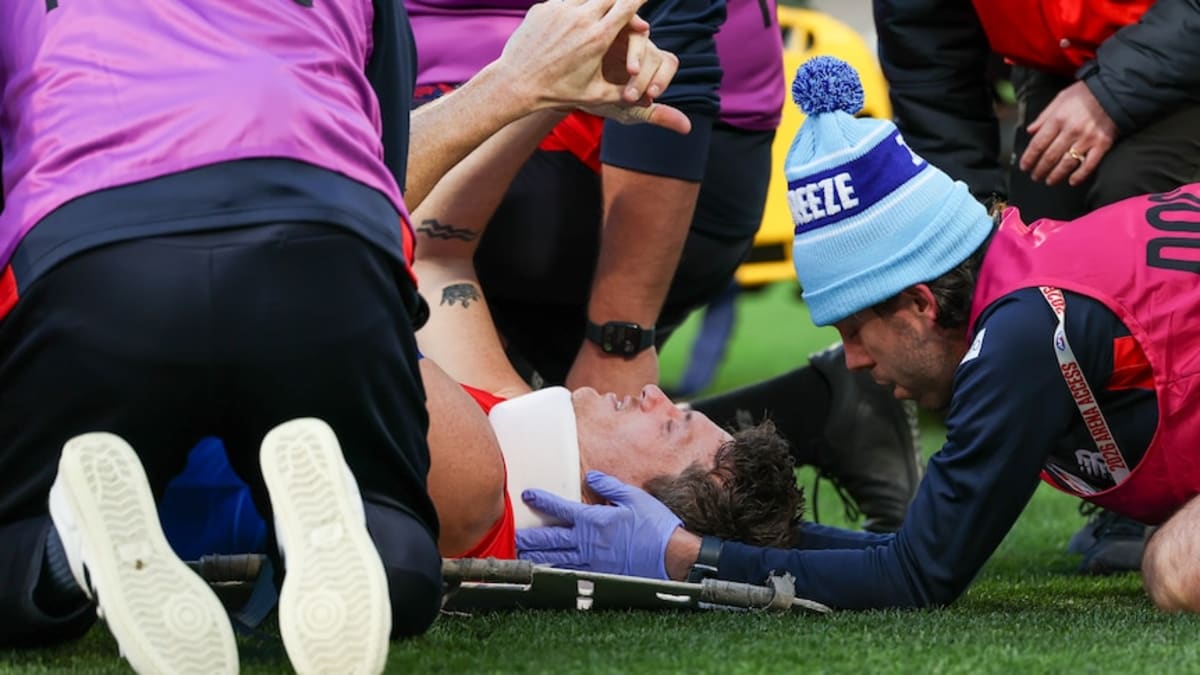 AFL Player Walking Days After Emergency Neck Surgery - Image 2
