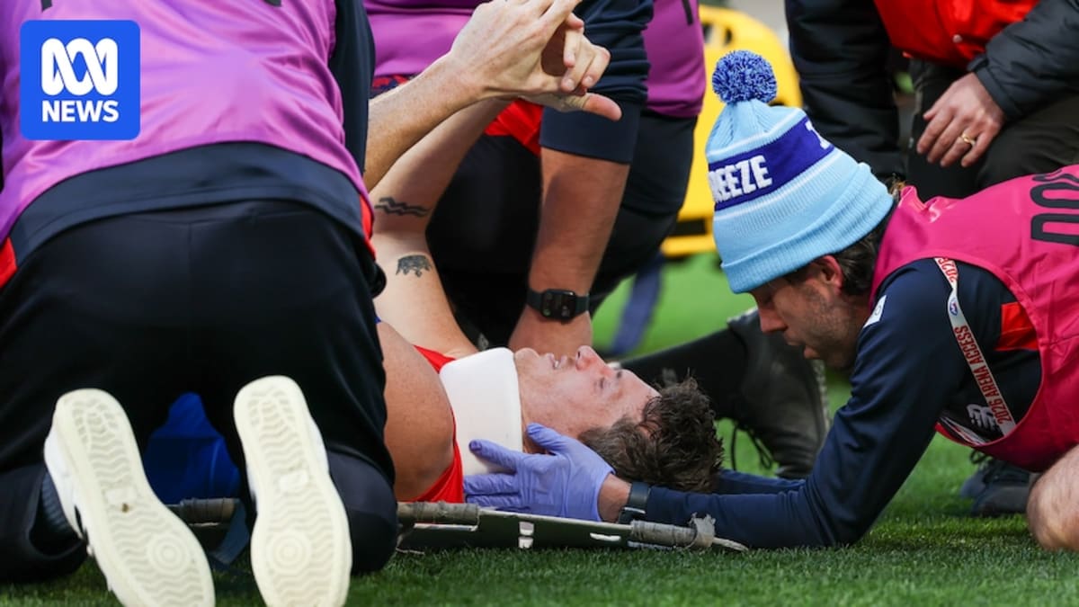 AFL Player Walking Days After Emergency Neck Surgery