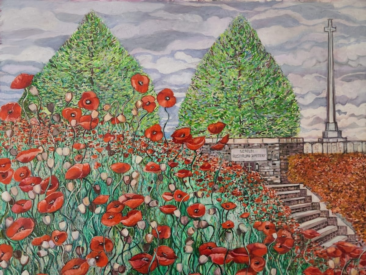 Artist Rekindles 107-Year Bond Between Two Towns Named Noreuil - Image 5