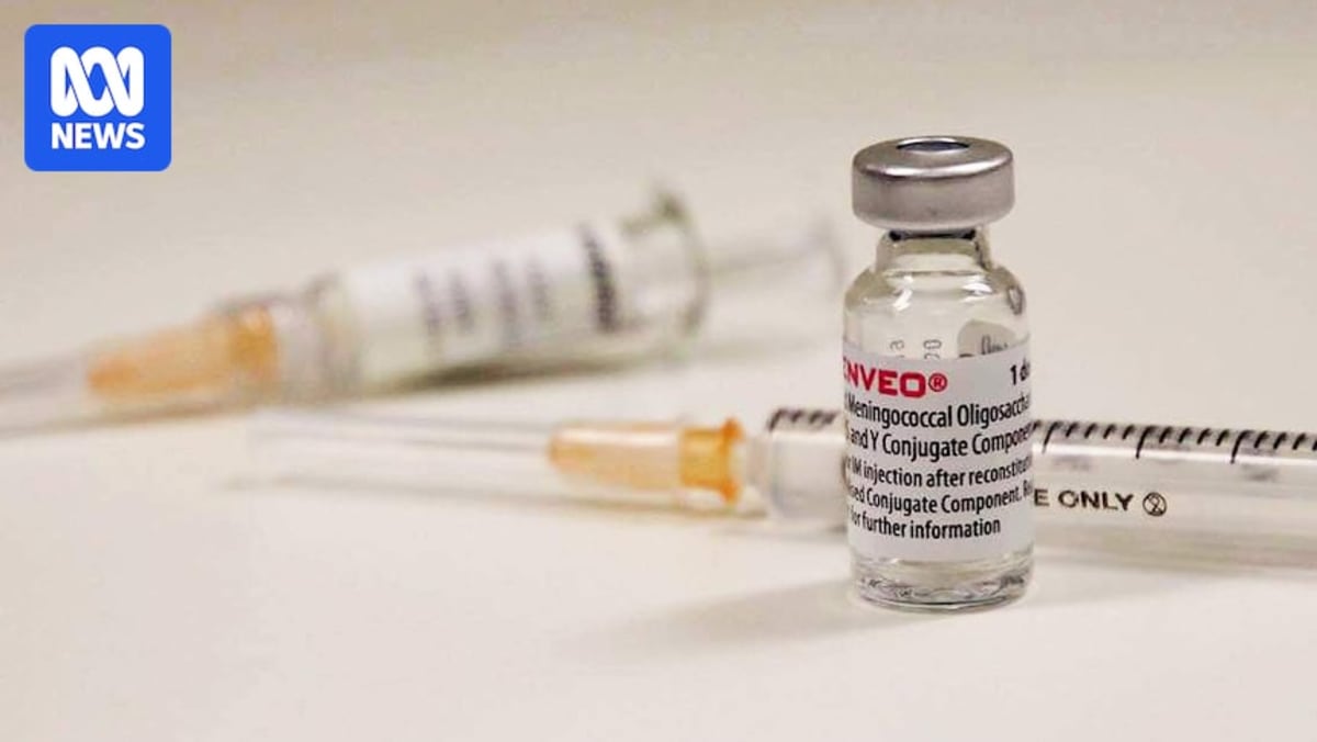 Healthcare professional preparing meningococcal B vaccine dose for adolescent immunization program