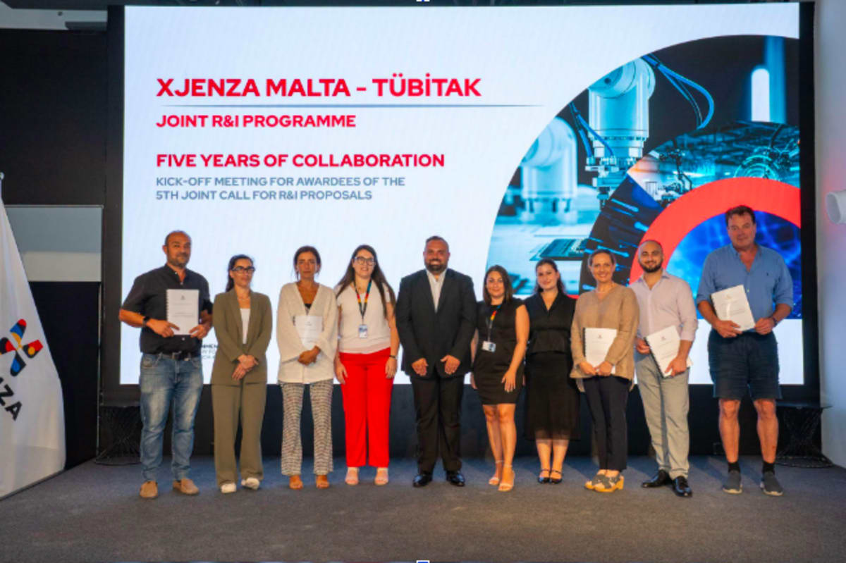 Maltese and Turkish researchers meeting to discuss collaborative science projects addressing regional challenges
