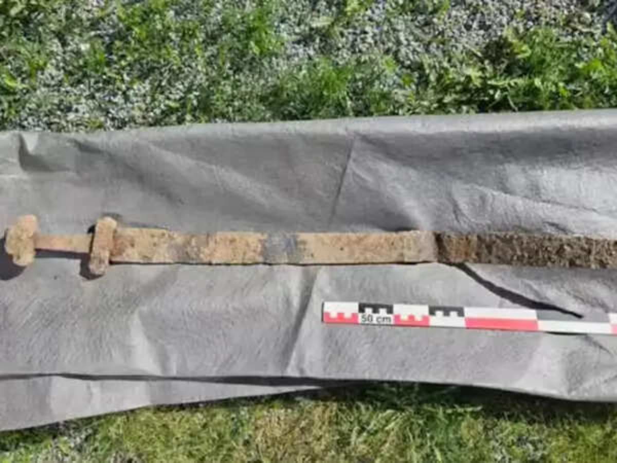 6-Year-Old Finds 1,300-Year-Old Sword on School Trip
