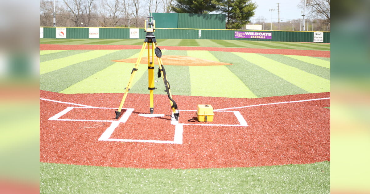 New artificial turf baseball field at Lawrence County High School in Lawrenceburg, Tennessee