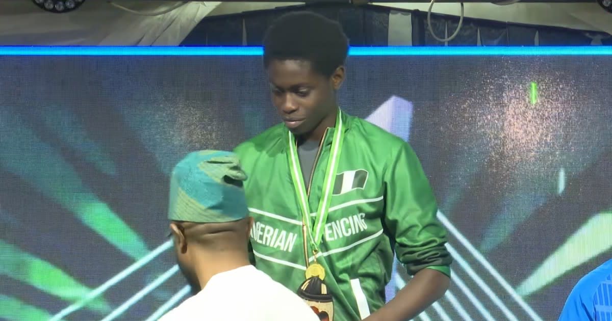 Teen Wins Nigeria's First Fencing Gold at 16