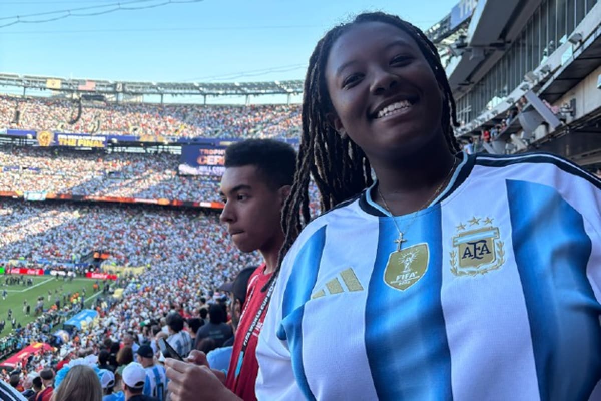 St. Cloud Teen Carries Flag at World Cup Final