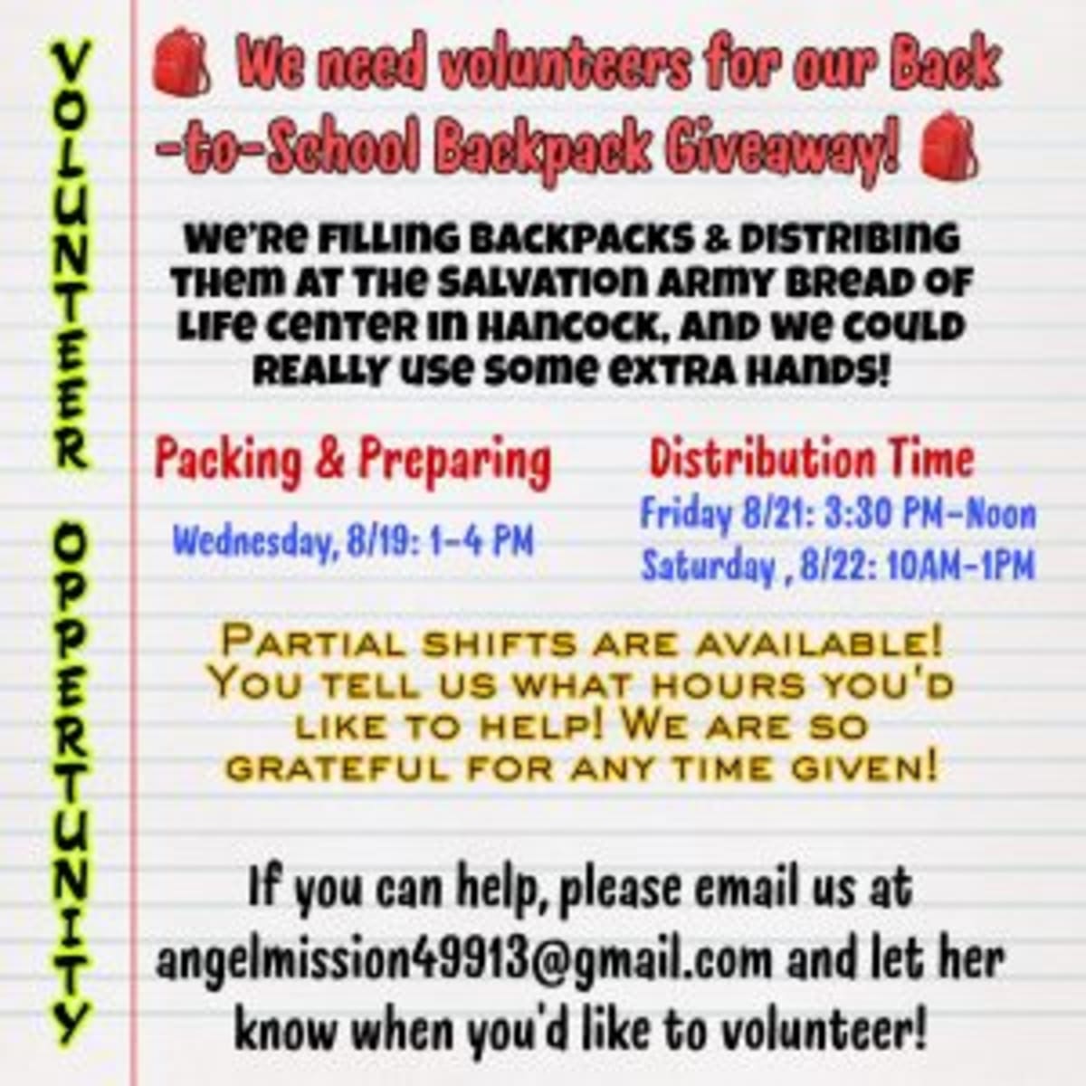 Michigan Students Get Free Backpacks from 30+ Volunteers - Image 2
