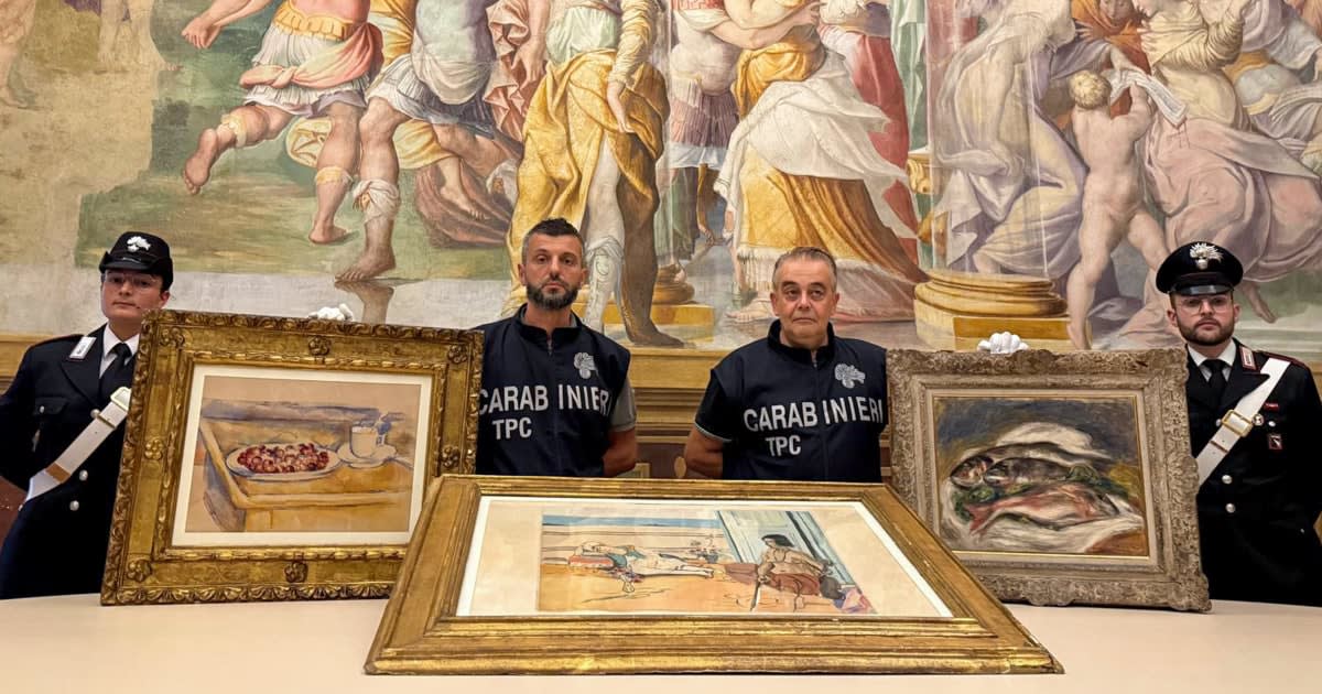 Italian Police Recover $10M in Stolen Renoir and Cézanne
