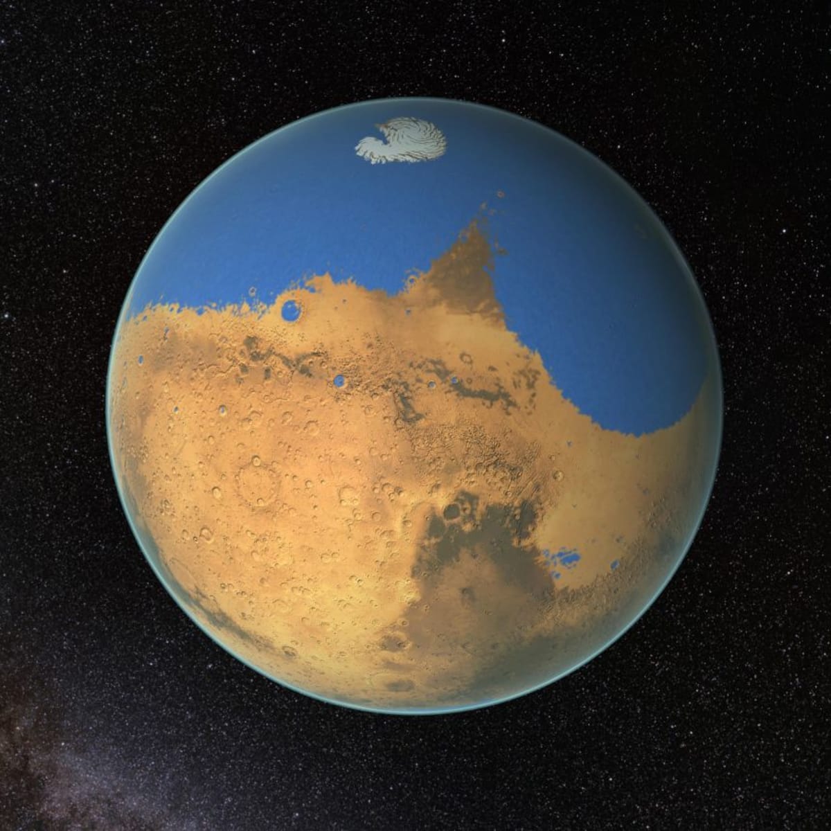 Mars "Bathtub Ring" May Prove Ancient Ocean Existed - Image 2