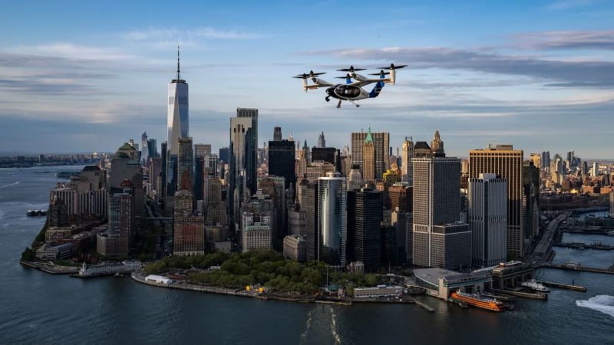 Electric Air Taxis Now Flying Manhattan to JFK in 10 Minutes