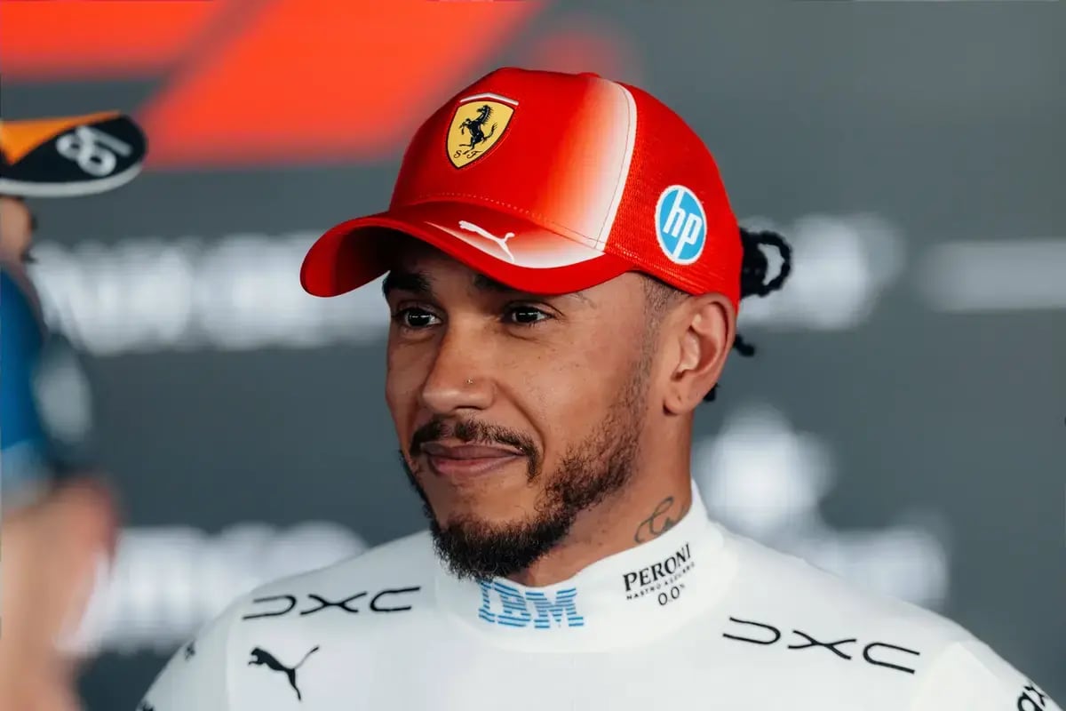 Hamilton Finally Feels at Home in His Ferrari