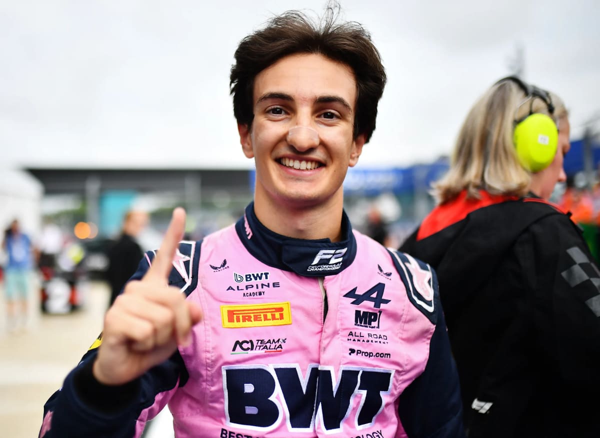 Italian Driver Wins First F2 Race in Miami Rainstorm