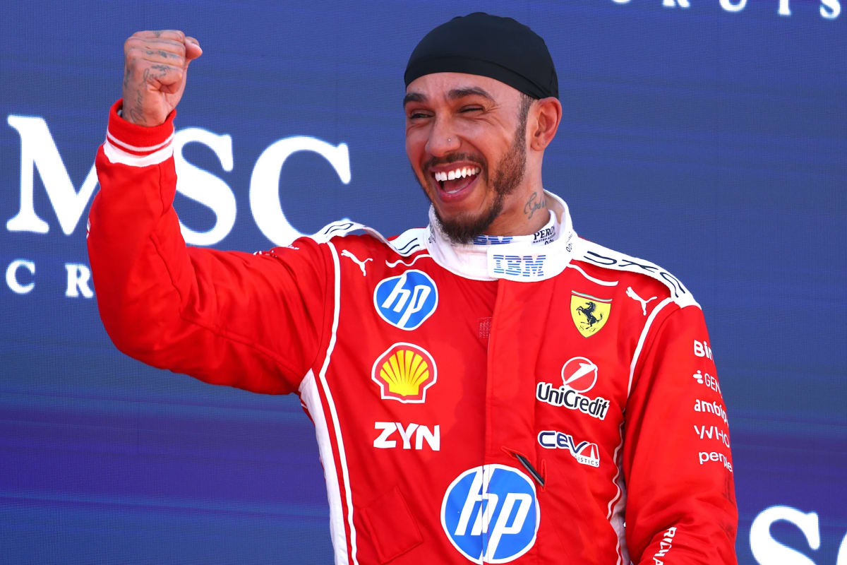 Hamilton Wins First Ferrari Race After Career-Long Dream