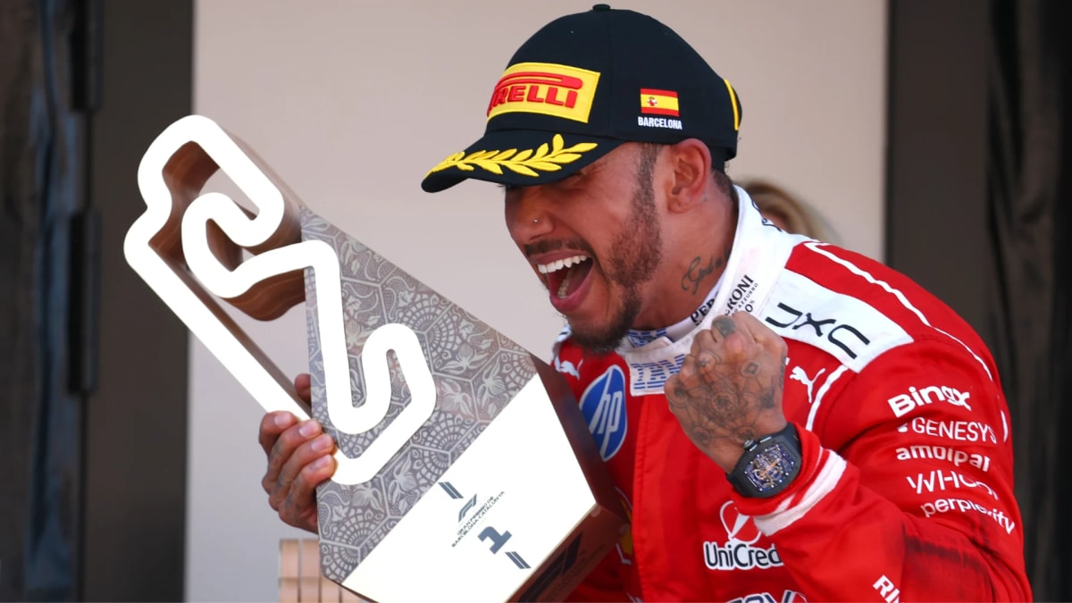 Hamilton Wins First Ferrari Race in Barcelona Thriller - Image 2