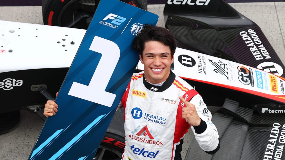 Mexican Racer Noel Leon Wins First F2 Race in Montreal