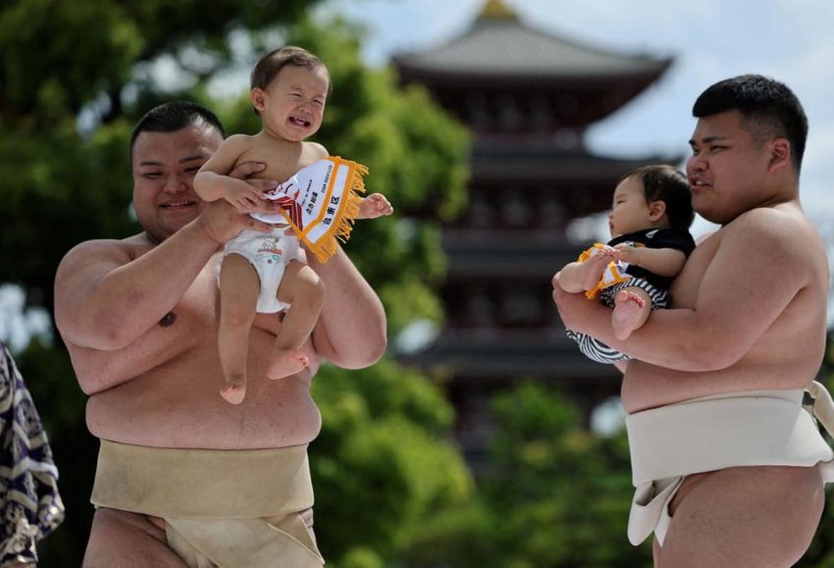 Tokyo Babies Battle It Out in Centuries-Old Crying Contest - Image 2
