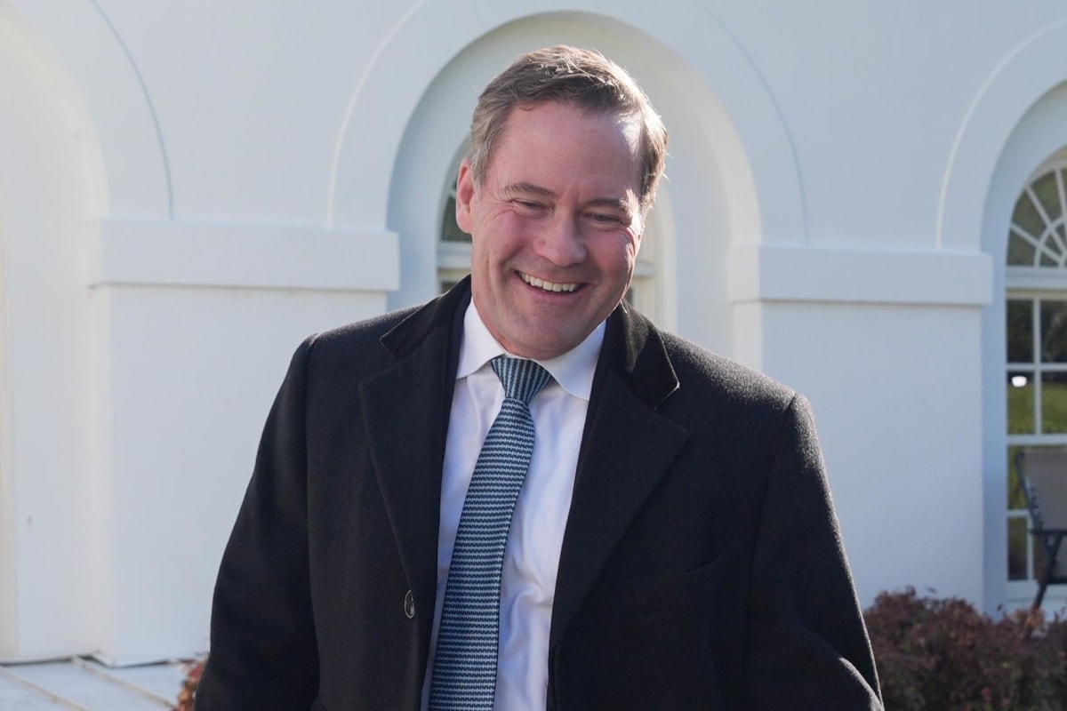 U.S. Ambassador Mike Waltz at the United Nations announcing humanitarian funding commitment