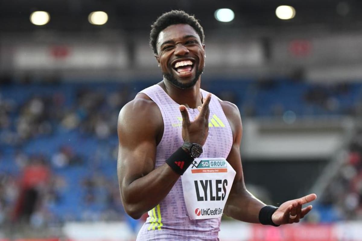 Noah Lyles Breaks 150m World Best With 14.67-Second Sprint - Image 2