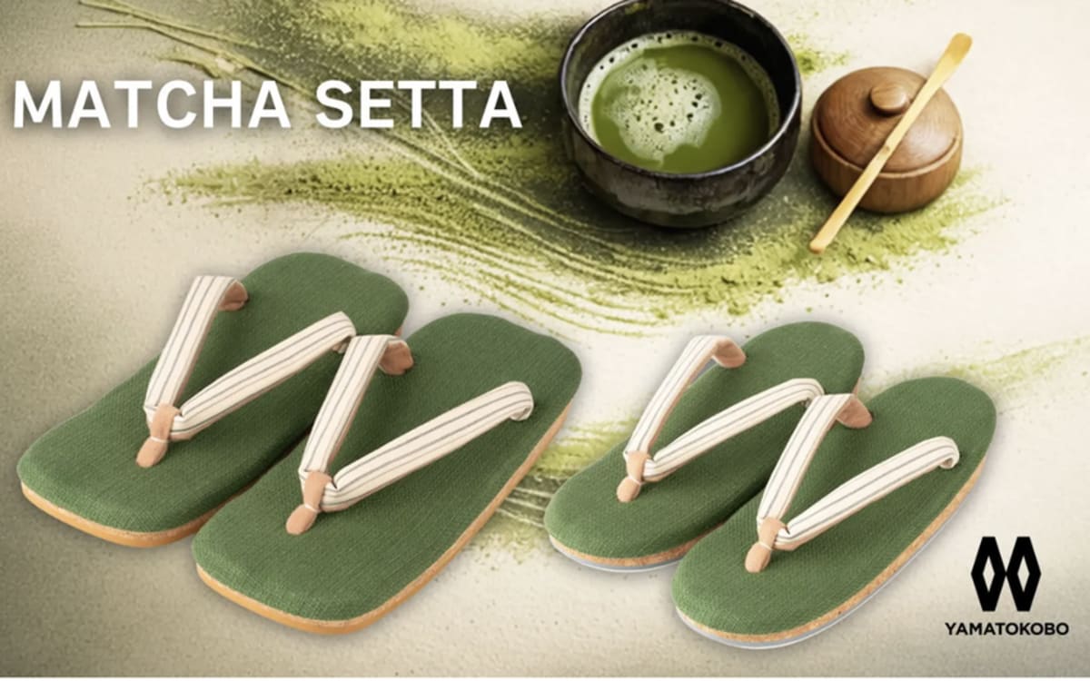 Japanese Sandals Dyed With Matcha Tea Kill Bacteria - Image 2