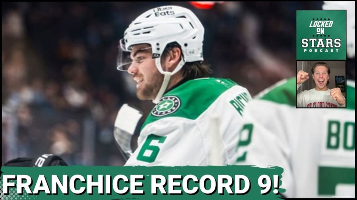 Dallas Stars Set Franchise Record With 9th Straight Win