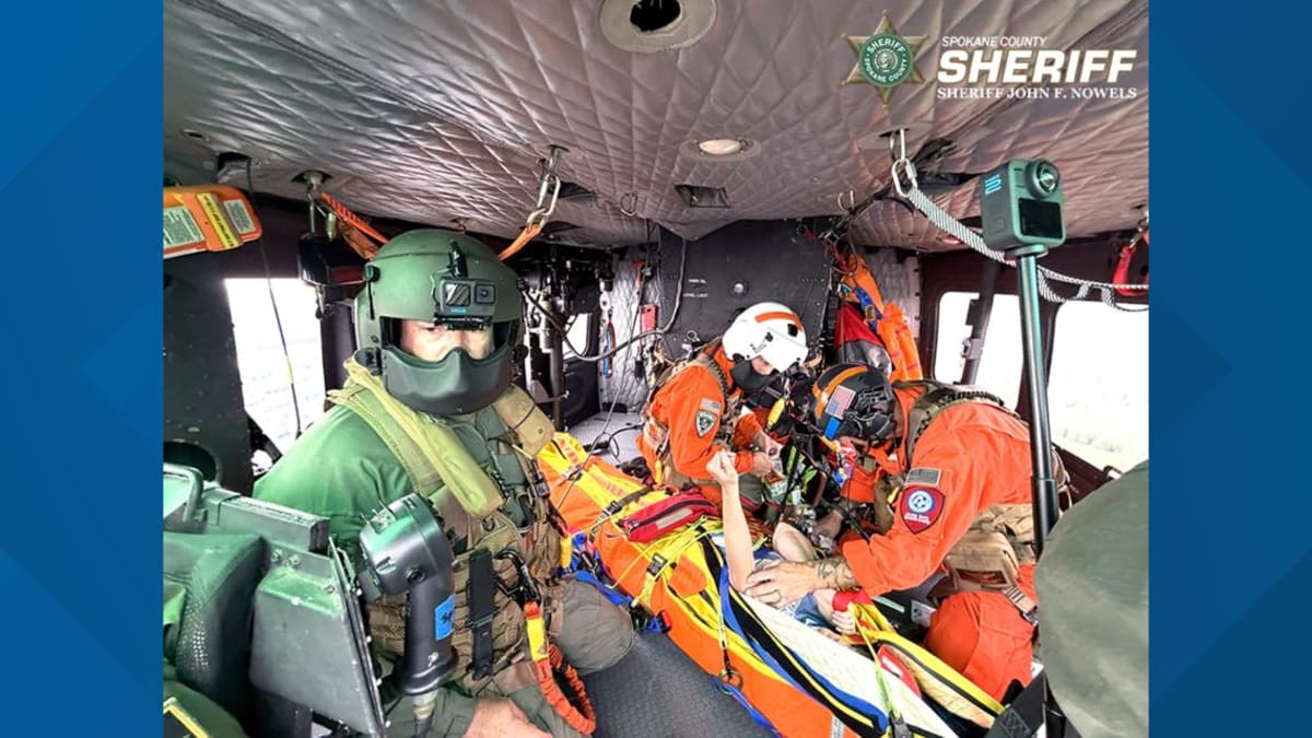 Idaho Hiker Rescued by Helicopter After Femur Break
