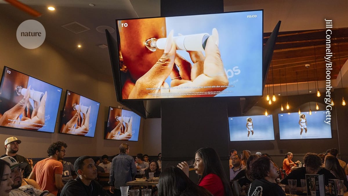 Medical syringe with GLP-1 medication used for diabetes, obesity, and potentially addiction treatment