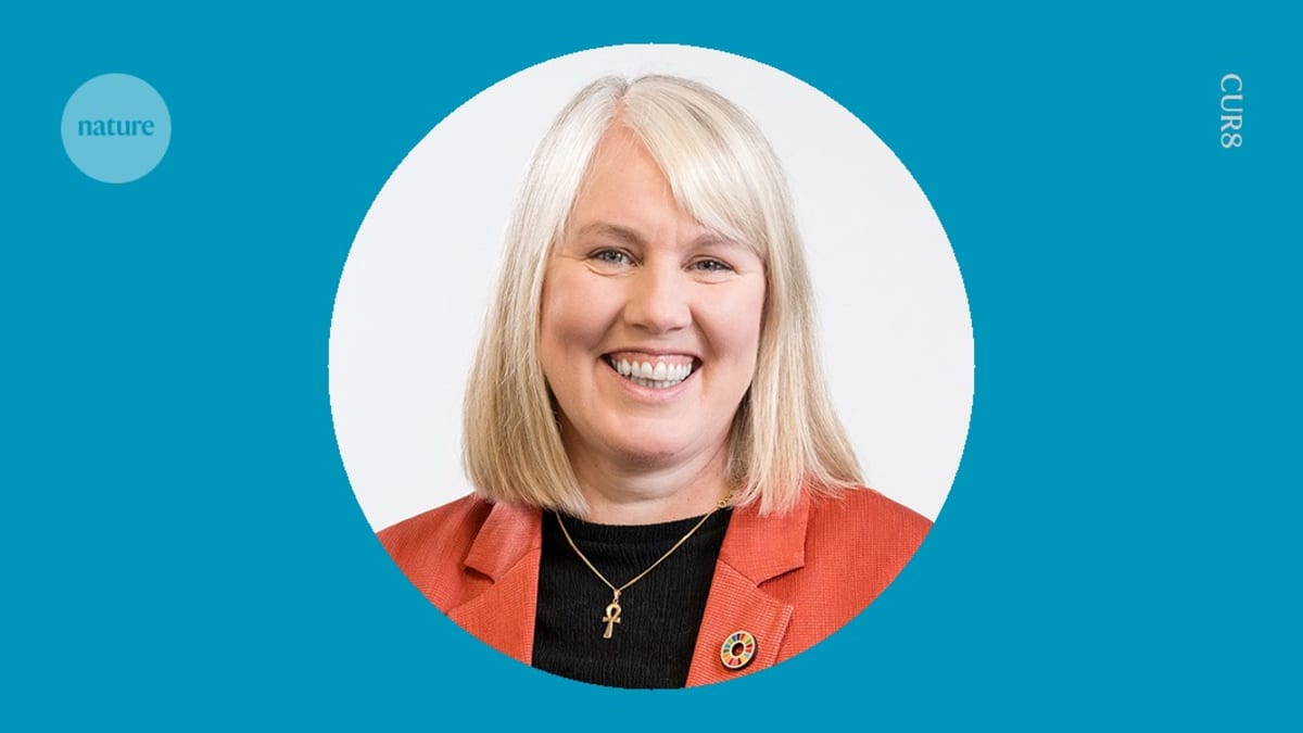 Split view showing green forest canopy and modern carbon capture technology facility working together