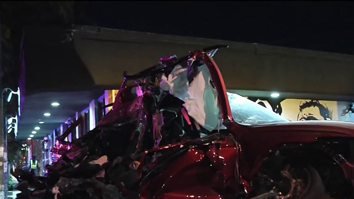 Hero Saves Woman After Car Hits Train in Fort Lauderdale